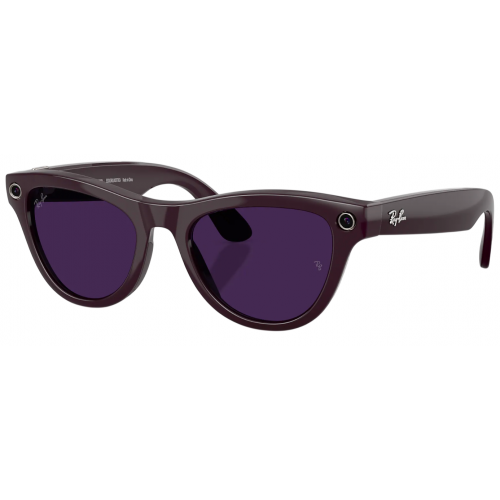 Умные очки Ray-Ban Meta* Skyler Gen 2 Shiny Mystic Violet, Фотохромные линзы Clear to Amethyst Transitions (RW4014)